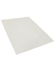 Rug ELLEK White 140 x 200 cm Wool_734508