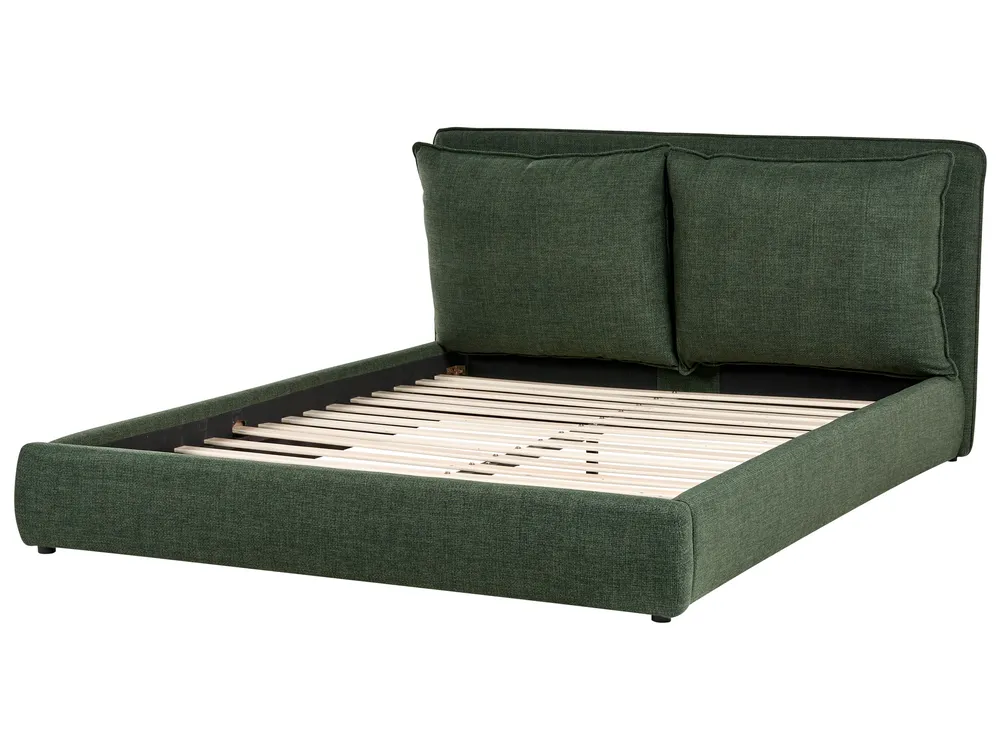 Wasserbett Stoff BAJONNA 160 x 200 cm Dunkelgrün_1010835