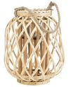 Laterne MAURITIUS 30 cm Weidenholz Naturfarben