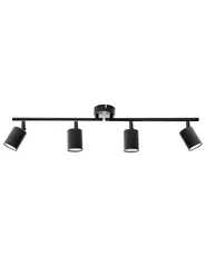 Strahler 4-flammig NYANDO Metall Schwarz_1028943