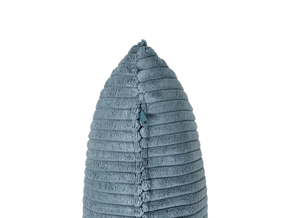 Linksseitige Chaiselongue VANVEY Cord Blau_1004222