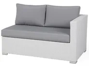 Garden Lounge Set with Table 8 Seater XXL Modular PE Rattan White Right Hand_705598