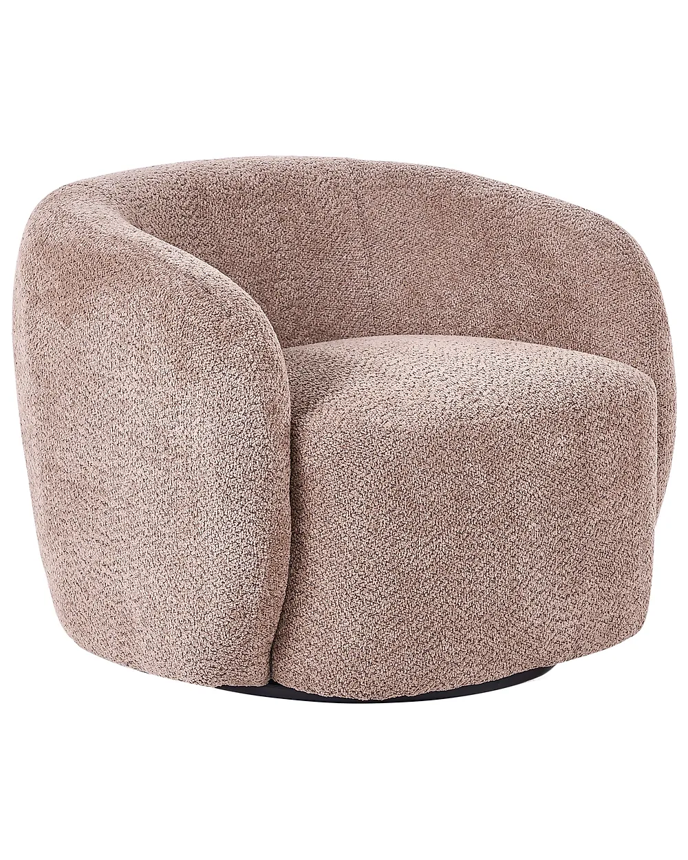 Drehsessel TORE drehbar Stoff Taupe