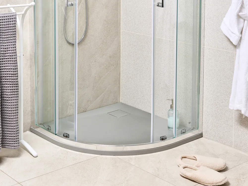 Duschwanne PARON 80 x 80 x 3 cm Grau