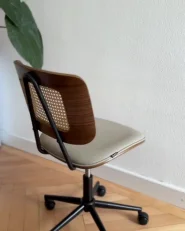 Desk Chair ARDO Faux Leather Taupe_1160142