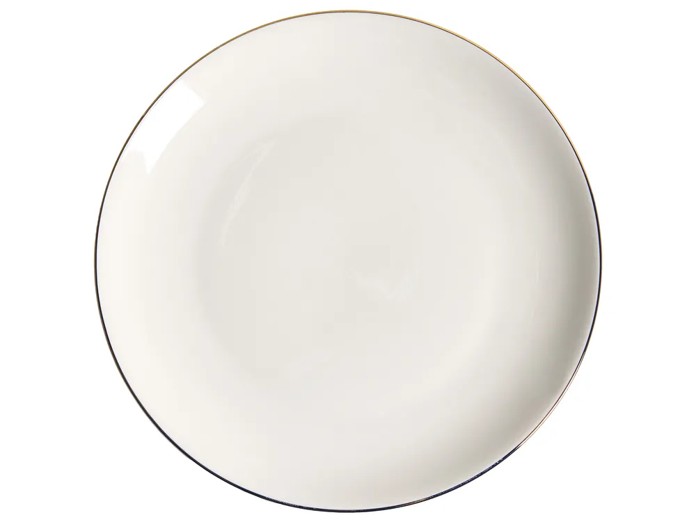 Tafelservice 24-teilig CUMIN Porzellan Cremeweiß / Gold_1061652