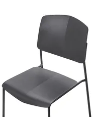 Esszimmerstuhl 4er Set ASTORIA Schwarz_868255
