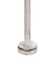 Eckregal BIELLA 35 cm 158 cm Metall Weiß_791332