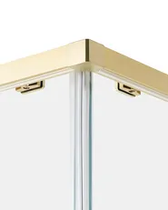 Duschkabine TELA 90 x 90 x 185 cm Gold_944673