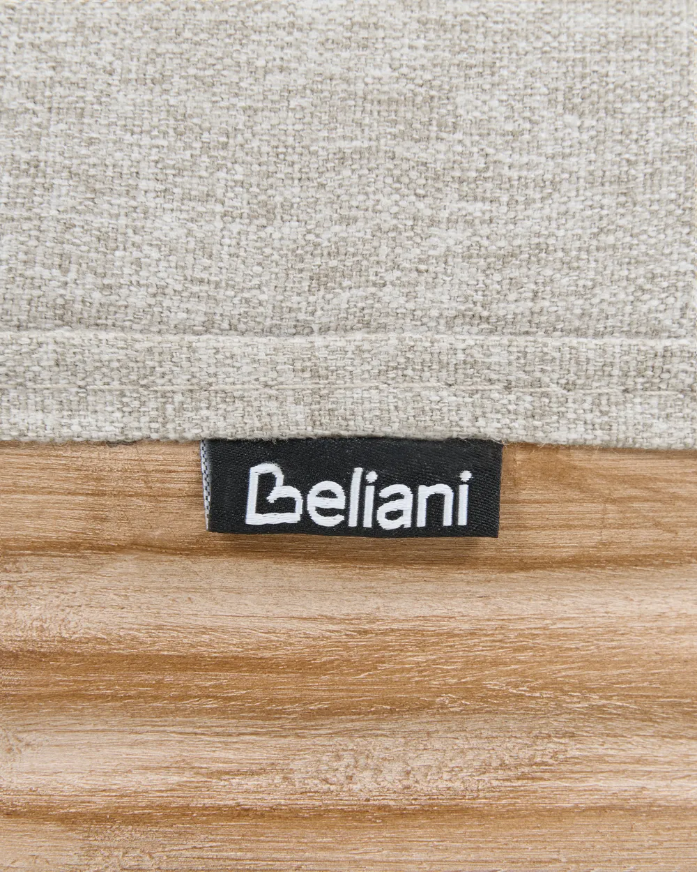 Set of 2 Chairs ALBANZA Fabric Light Brown/ Beige_1090737