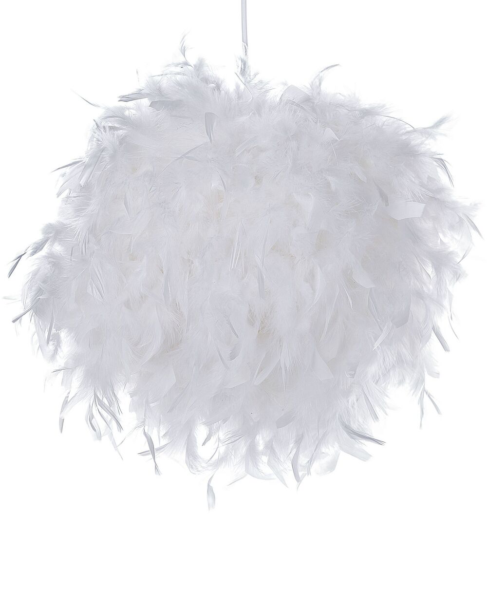 Pendant Lamp DRAVA Feathers White