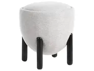 Pouf ARCHIE Kunstleinen Grau_991200