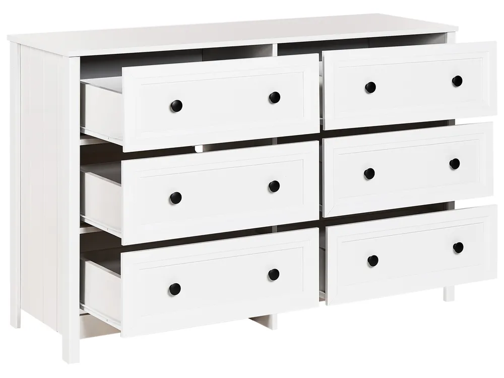 6 Drawer Chest HAZELVALE White_949990