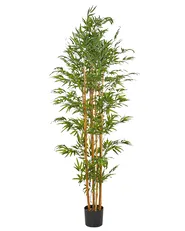 Kunstpflanze BAMBOO 220 cm Grün_901040