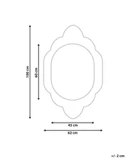 Wandspiegel FRESVILLE 62 cm 100 cm Kiefernholz Hellbraun_997722