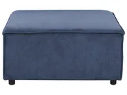 Modular Corner Sofa 3 Seater ARDAL with Ottoman Corduroy Dark Blue Right Hand_1008812
