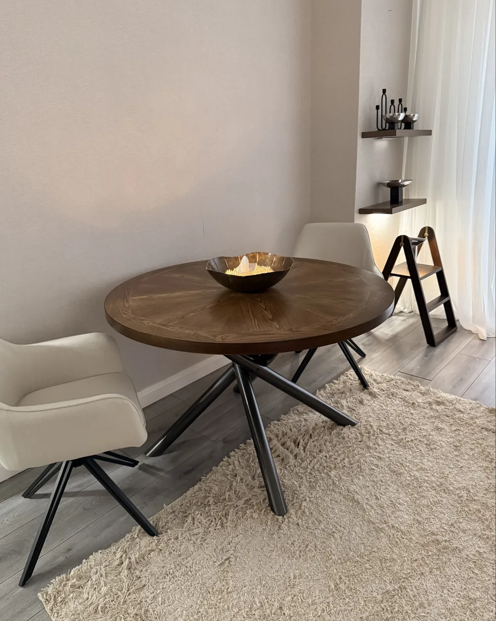 Esstisch LORENZO Braune Esche 120 cm 120 cm_1036159