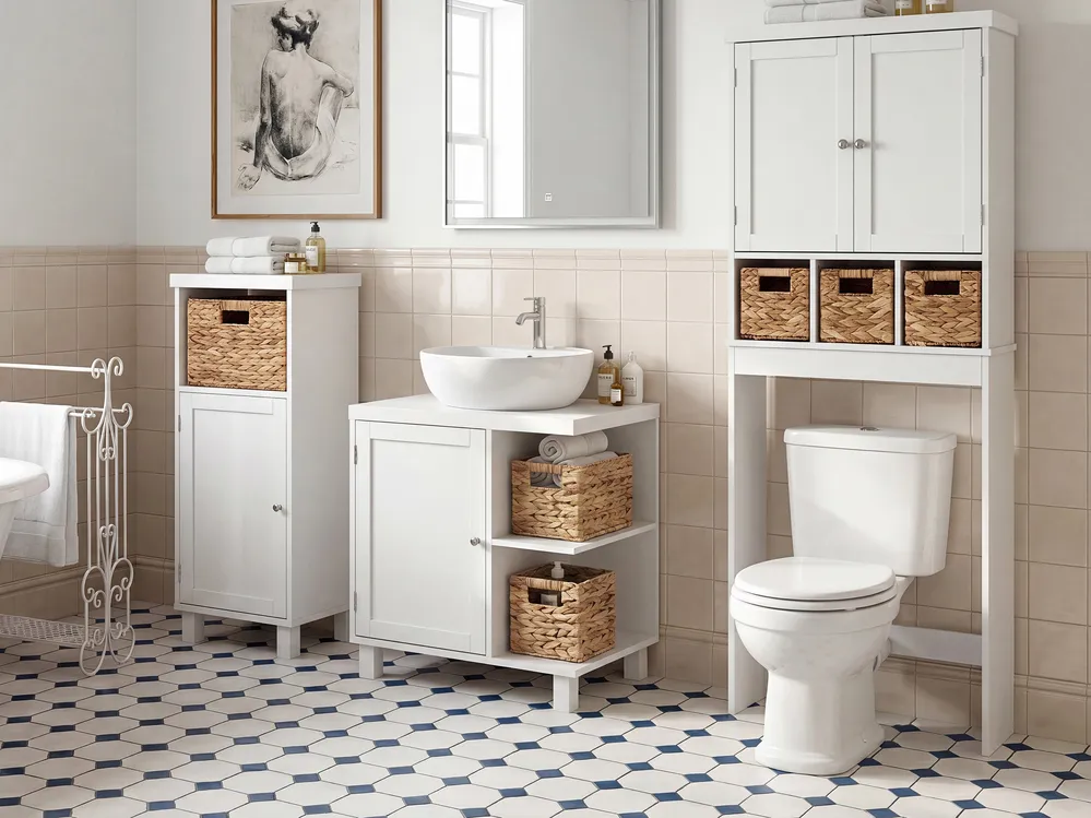 Bathroom Cabinet PACLLON 40 cm White_1109892