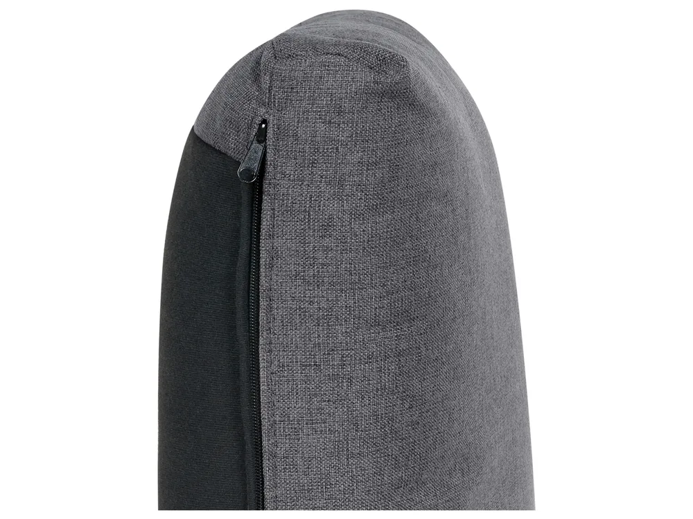 U-förmiges Modulsofa 5-Sitzer UNSTAD mit Ottomane Stoff Dunkelgrau_893554