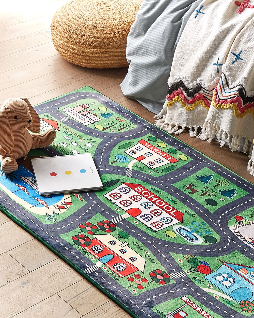 Kids Rug TUTAK Green 80 x 150 cm