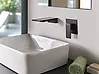 Wall Mounted Basin Mixer Tap KARUAY Brass Black
