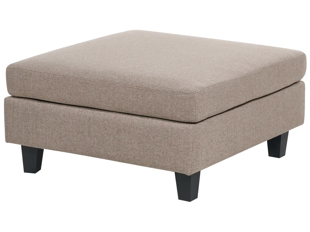 Modular U-Shape Sofa 5 Seater UNSTAD Fabric Brown_891283