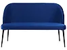 Esszimmerbank 2-Sitzer OSBY Samtstoff Marineblau
