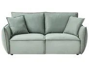 Sofa Set 5-Sitzer KUNES Stoff Hellgrün_1013470