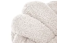 Dekokissen 2er Set MALNI 19 x 19 cm Bouclé Cremeweiß Ohne Muster_854885