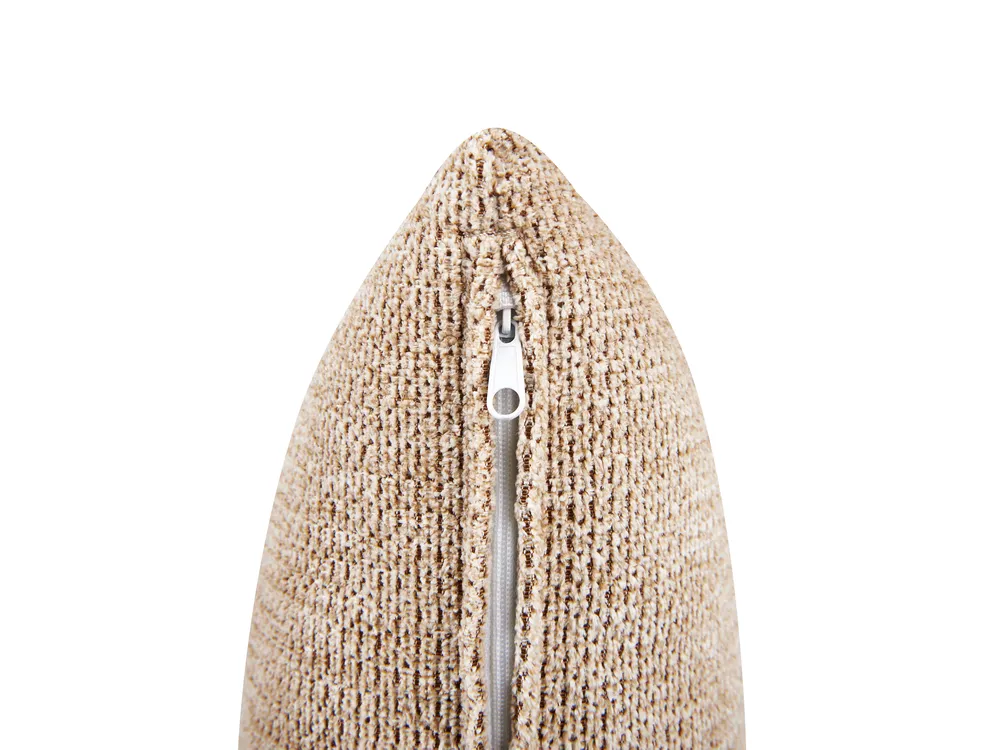 Ecksofa 3-Sitzer HOLT mit Ottomane Stoff Beige linksseitig_960667