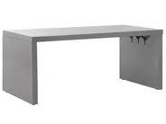 Gartenmöbel Set mit Hockern 6-Sitzer TARANTO Beton Grau_804308