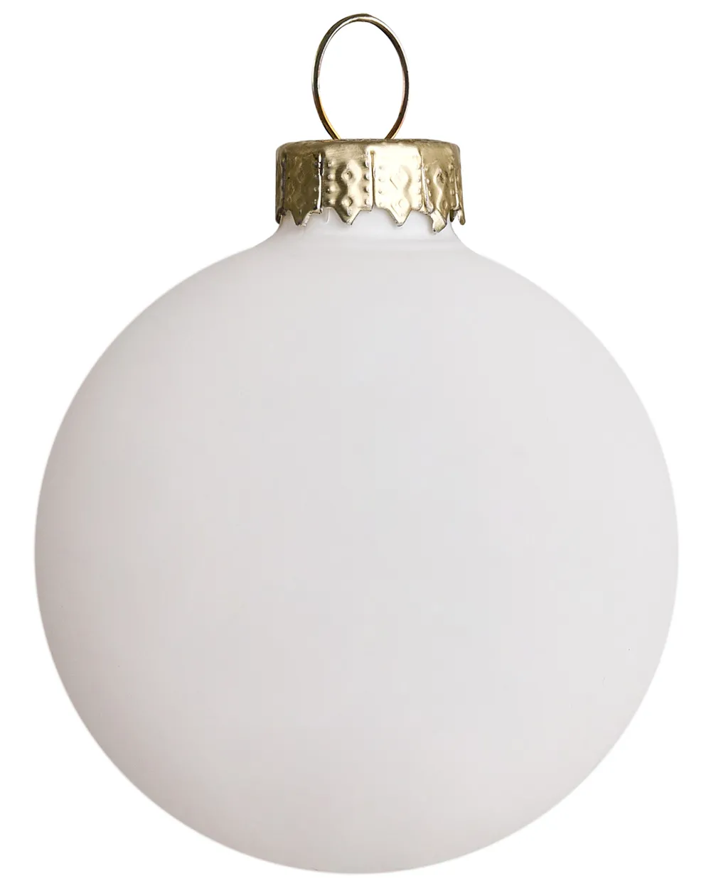 Set of 50 Baubles SNOWFLAKE Glass Red/ White_1028055