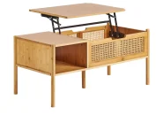 Couchtisch SURREY mit Stauraum Bambus Naturfarben_955562