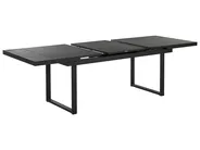 Gartenmöbel Set 6-Sitzer VALCANETTO/BUSSETO Metall Schwarz_846189