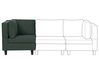 Corner Seat UNSTAD Fabric Dark Green