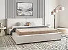 Wasserbett Stoff LINARDS 180 x 200 cm Cremeweiß