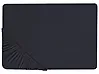 Spannbettlaken JANBU 90 x 200 cm Baumwolle Schwarz