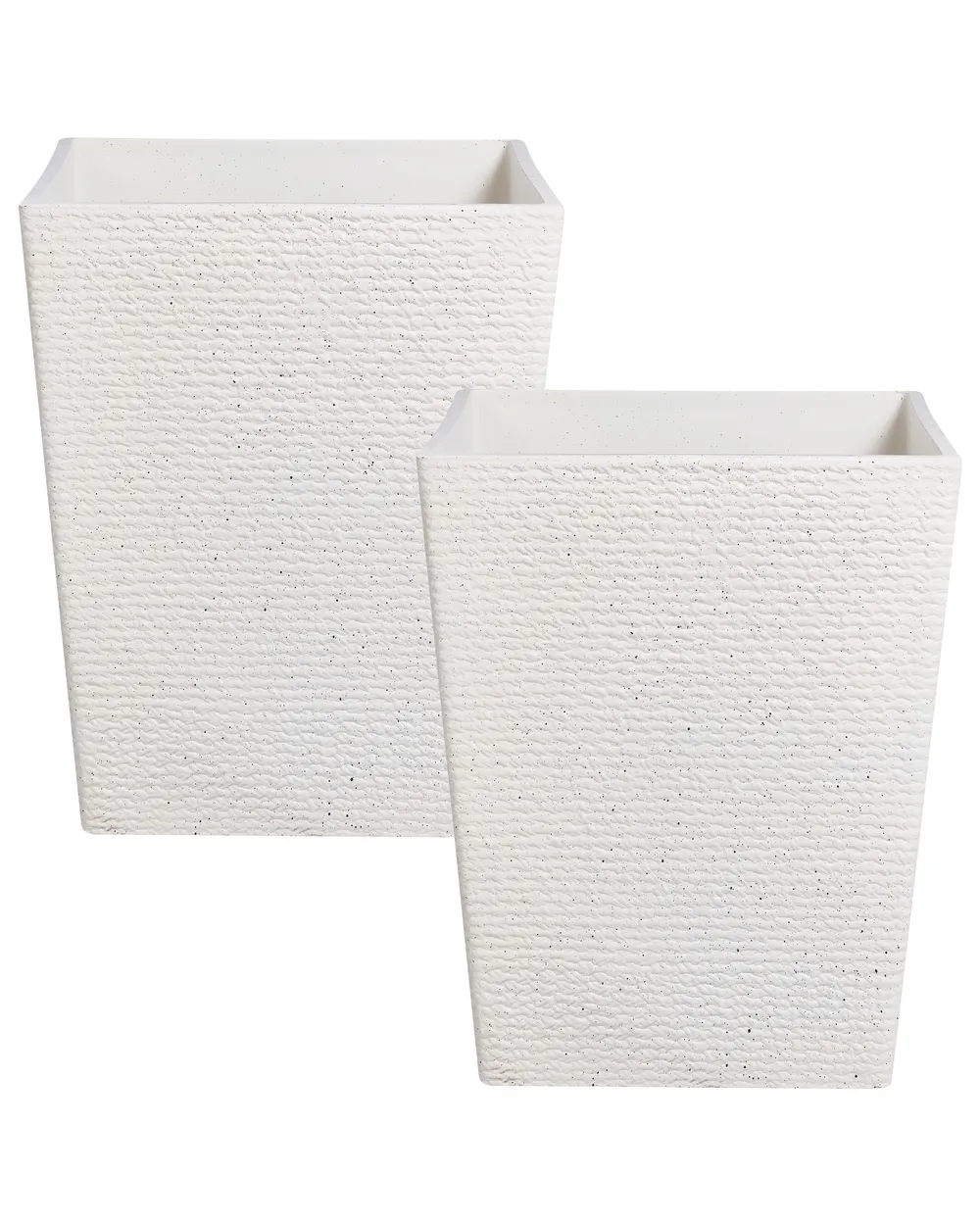 Set of 2 Plant Pots CYRODALIS 42 cm White