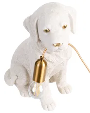 Tischlampe Hund LUCKY Weiß_1066577