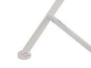 Outdoor Bistrotisch PAVIA 71 cm 71 cm Metall Cremeweiß_1046295