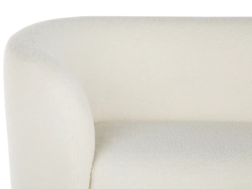 Sofa 3-Sitzer LOEN Bouclé Weiß_831499