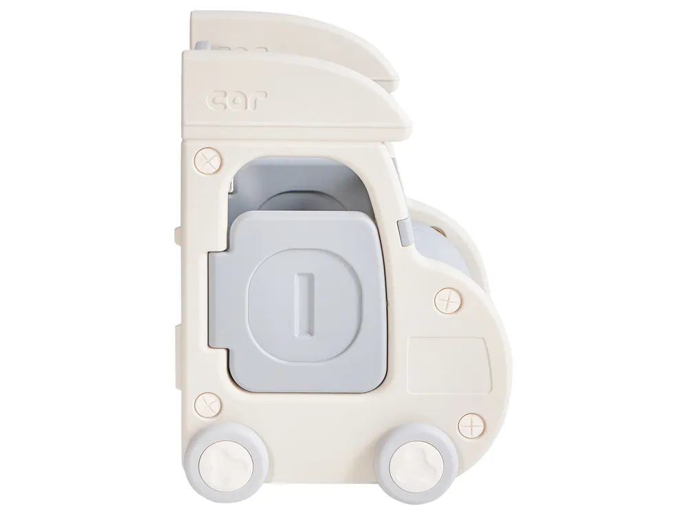 Toy Storage Organiser BULLI Truck 67 cm Beige_1123521