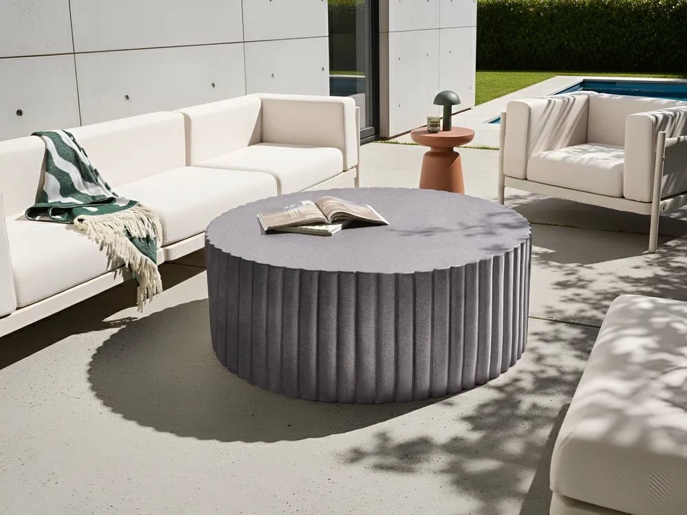 Couchtisch POZZA 117 cm 117 cm Schwarz_1072628