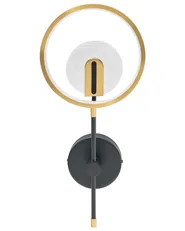 LED Wandlampe SAMBRE Metall Gold Schwarz_1008837