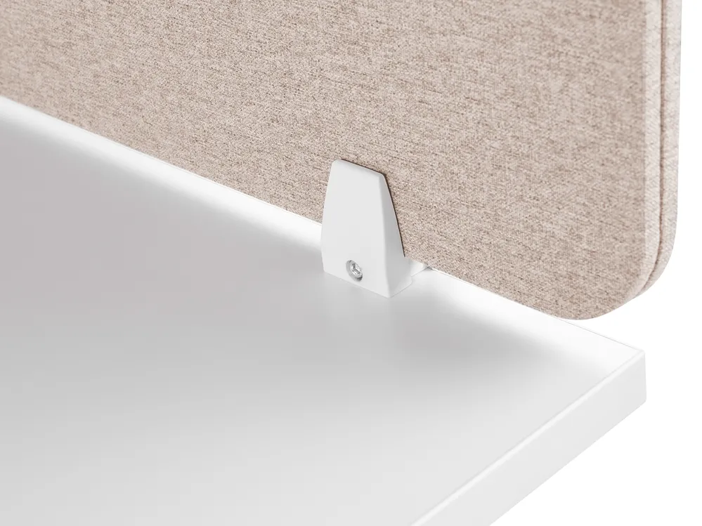 Desk Screen WALLY 80 x 40 cm Beige_853086