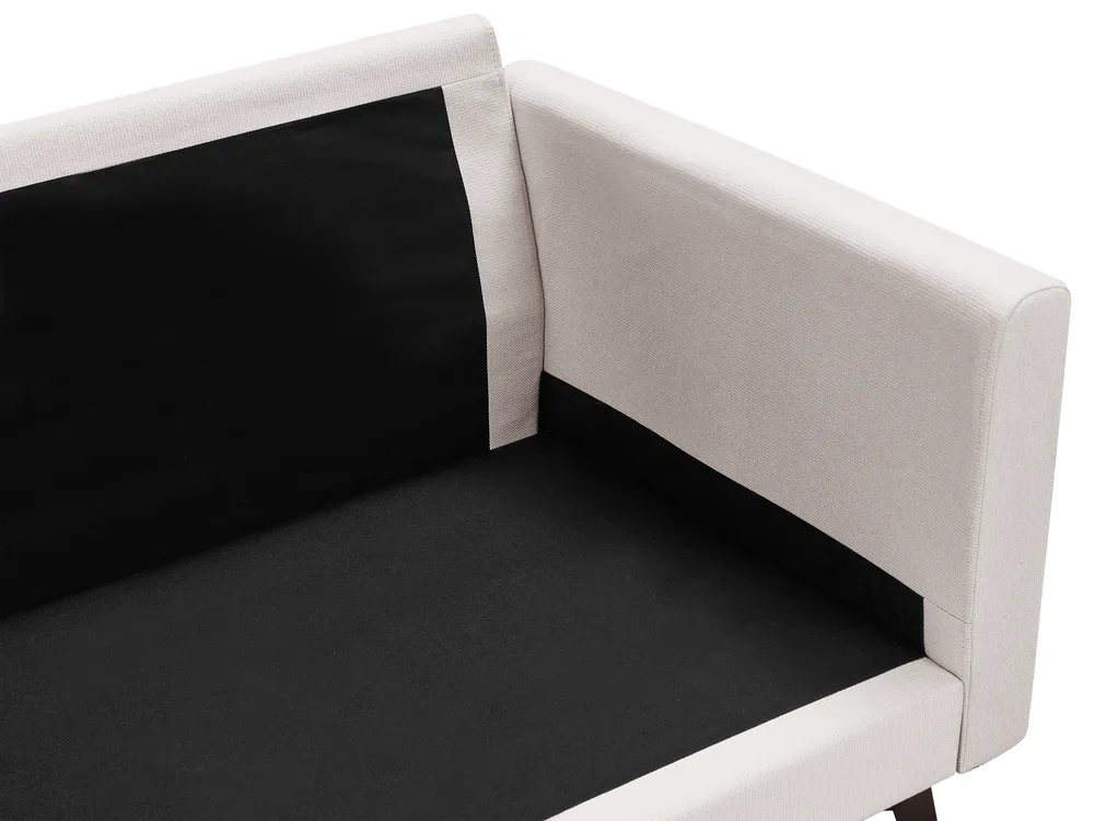 Sofa 3-Sitzer MALA Stoff Hellbeige_934101
