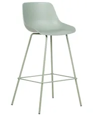 Set of 2 Bar Chairs EMMET Light Green_902769