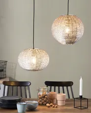 Pendant Lamp REINE Metal Silver_250482