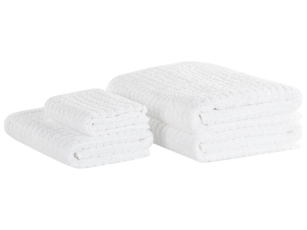 Lot de 4 serviettes ATAI Coton Blanc_1067773