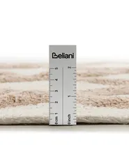 Kinderteppich PUNSARI Beige 55 x 120 cm Baumwolle_1109432